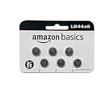 Amazon Basics 6-Pack LR44 Alkaline Button Coin Cell...