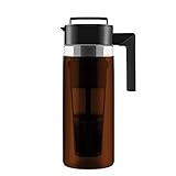 Takeya Patented Deluxe Cold Brew Coffee Maker, 2 qt,...