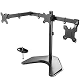 HUANUO Triple Monitor Stand - for 13-24 Inches 3...