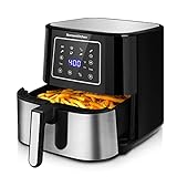 Bonsenkitchen Air Fryer, Electric Oilless Cooker with...