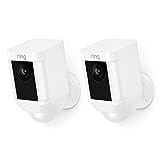 Ring Spotlight Cam Battery HD Security Camera with...
