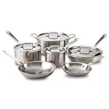 All-Clad D5 5-Ply Brushed Stainless Steel Cookware (Set...