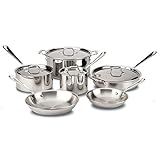 All-Clad D3 Stainless Cookware Set, Pots and Pans,...