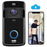 Doorbell Camera Wireless WiFi Video Doorbell with Chime...