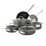 All-Clad HA1 Hard Anodized Nonstick Cookware Set 10...