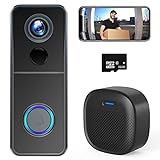 XTU WiFi Video Doorbell Camera, Wireless Doorbell...