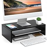 FITUEYES Monitor Stand - 2 Tier Computer Monitor Riser...