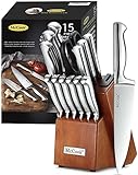 McCook Knife Sets, German Stainless Steel Kitchen Knife...